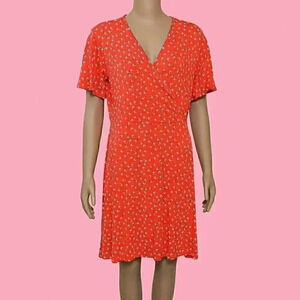 41Hawthorn Stretch Dress for Women Casual Short Floral Summer Dress Size‎ Large
